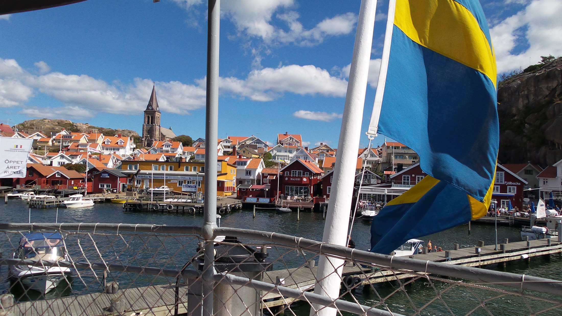 Arriving in Fjallbacka on Sweden's west coast | Fjällbacka in Sweden