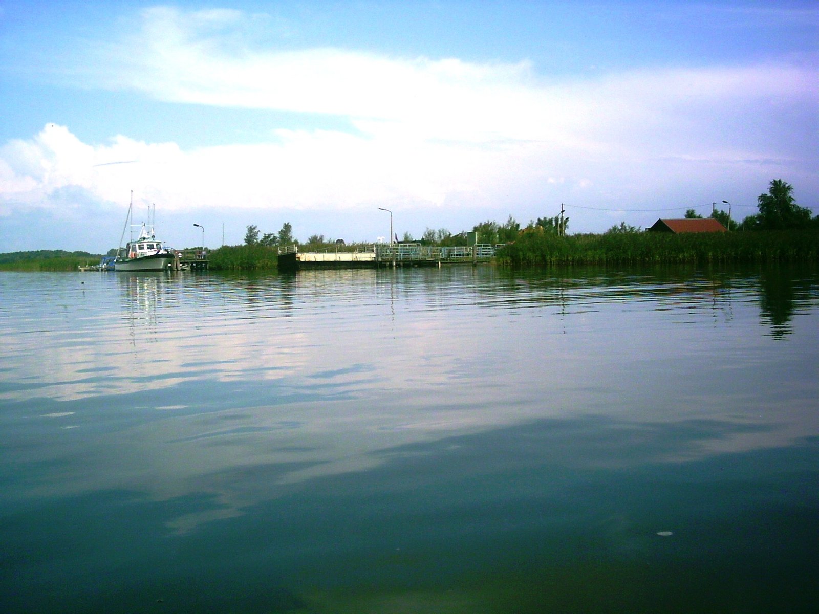 The cow-ferry to island Kirr in Germany | Kirr in Germany