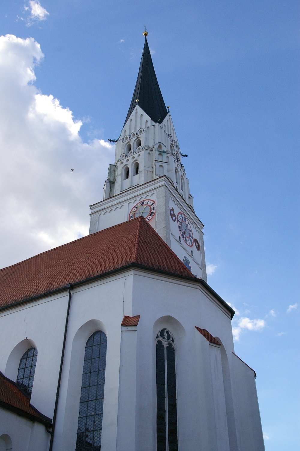 Pfaffenhofen a. d. Ilm, St. Johannes Baptist im Juli 2005. | Pfaffenhofen an der Ilm in Germany