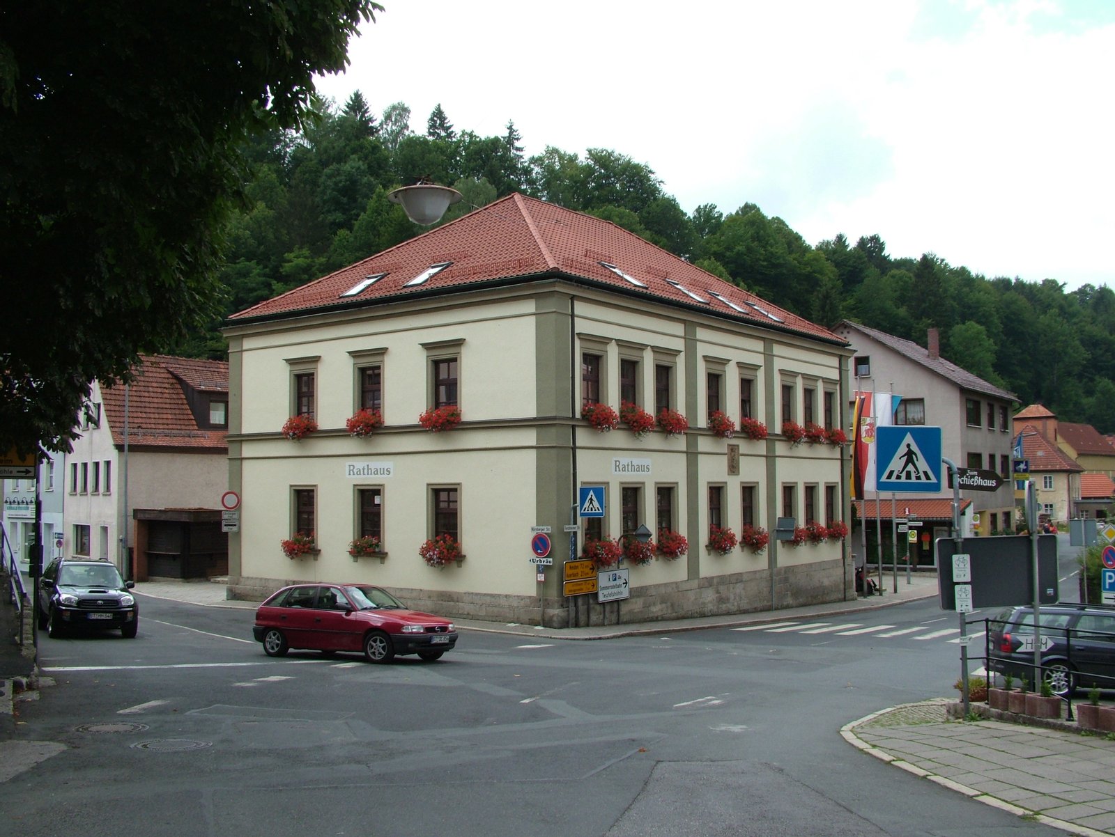 The City Hall in Pottenstein, Upper Franconia, Germany | Pottenstein in Germany