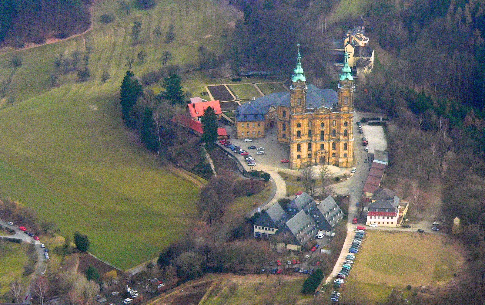 Klosterkirche Vierzehnheiligen bei Staffelstein, Oberes Maintal, Bayern | Bad Staffelstein in Germany