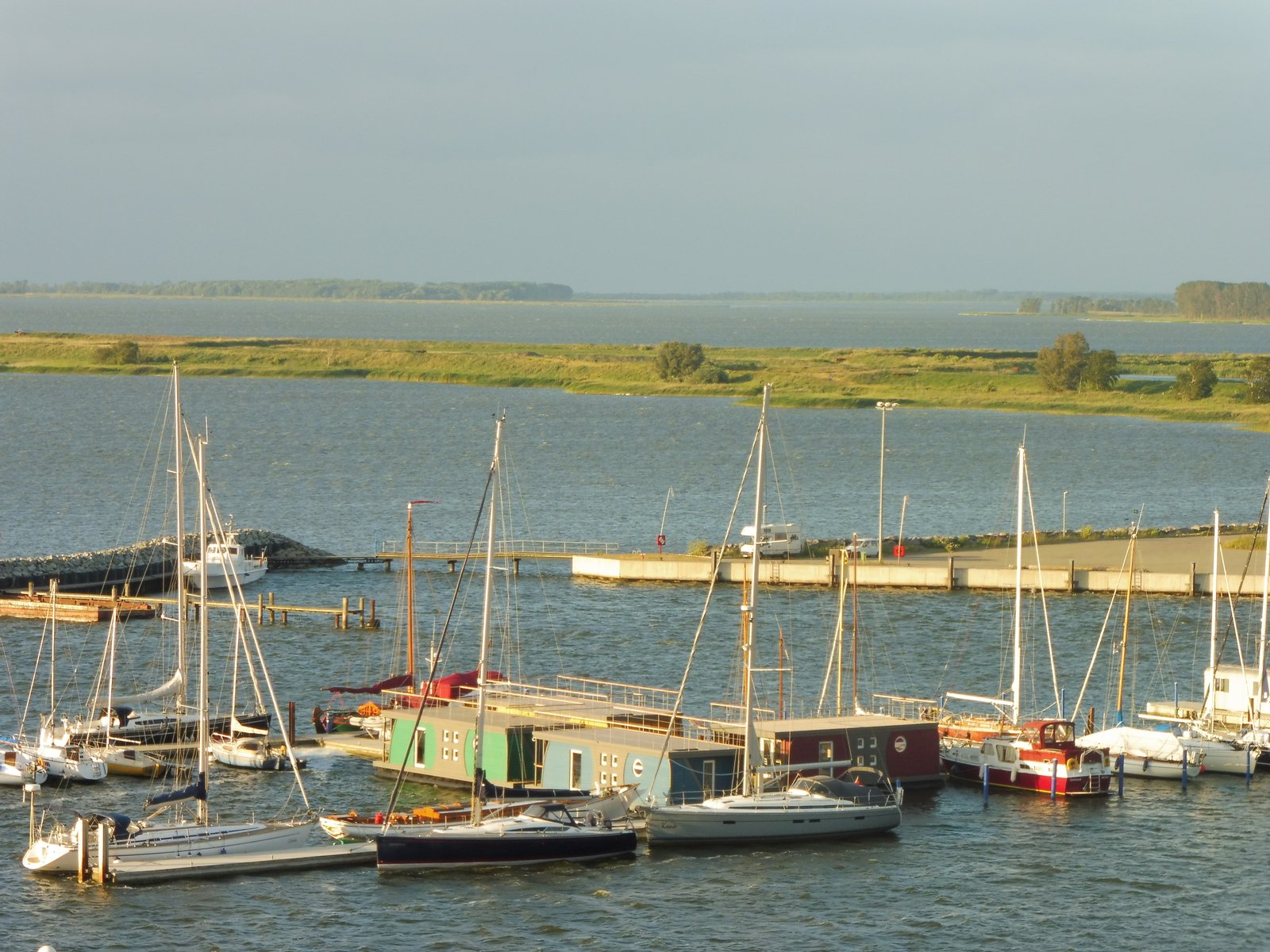 Östlicher Hafenteil mit Yachten in Barth, Barther Bodden | Barth in Germany
