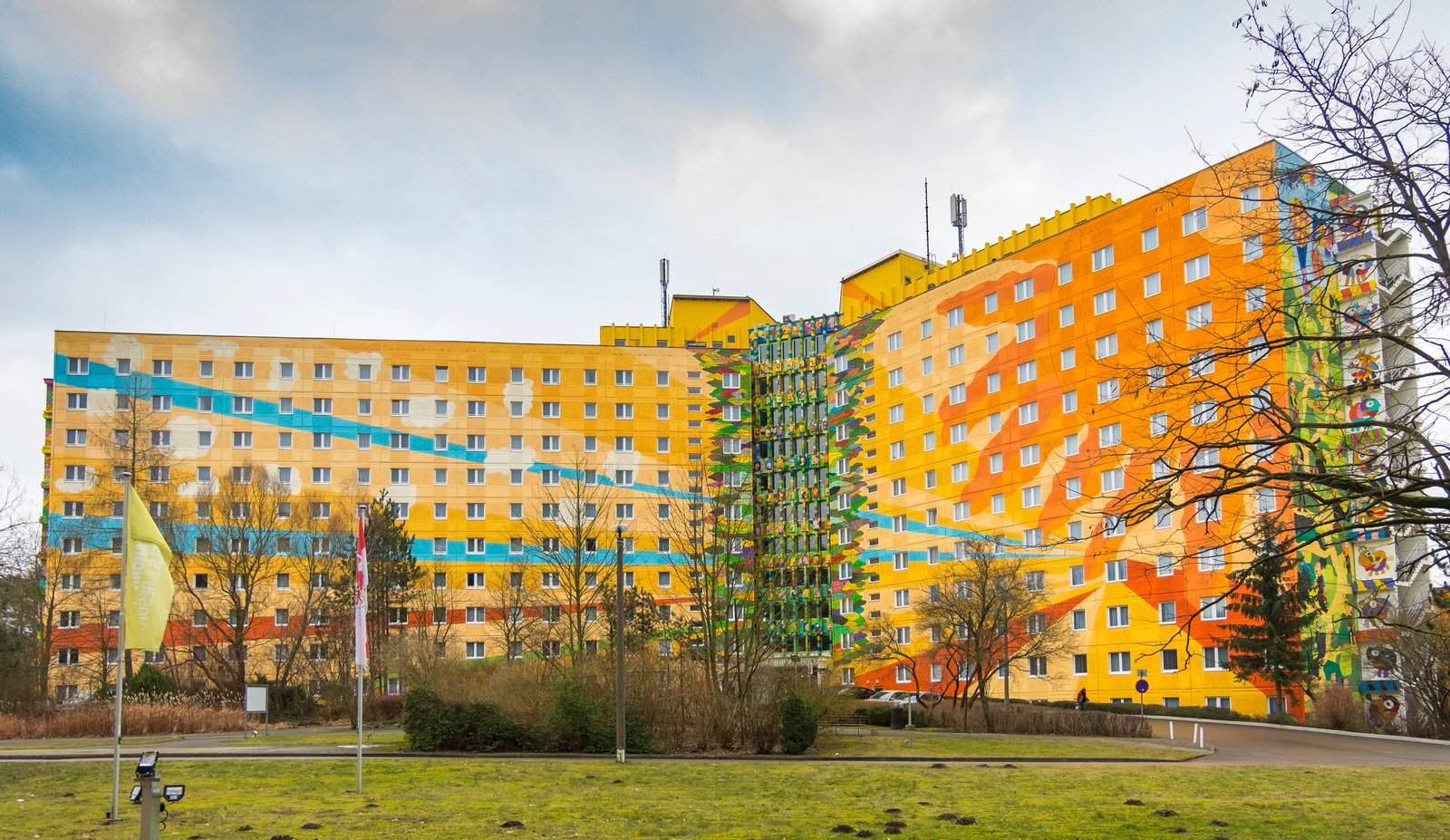 Front des Ahorn Seehotels im Templiner Stadtteil Postheim am Lübbesee | Templin in Germany