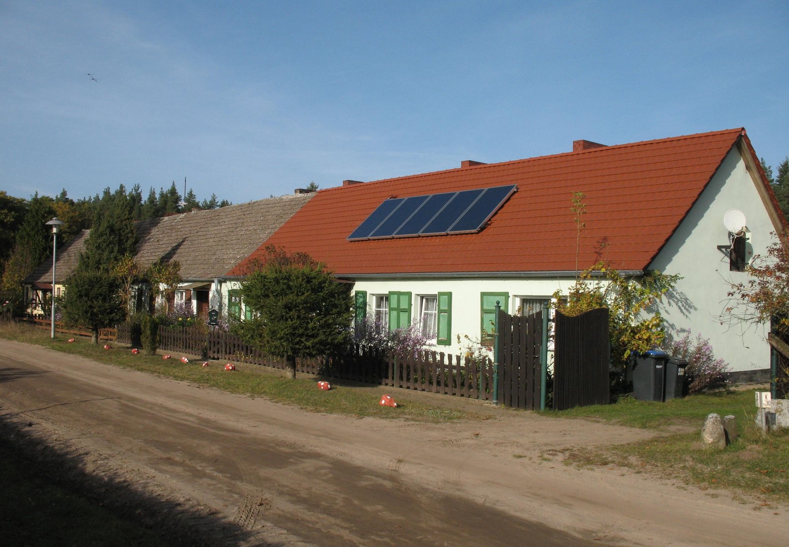 Buildings in Alt Placht (Templin-Densow) in Brandenburg, Germany | Templin in Germany