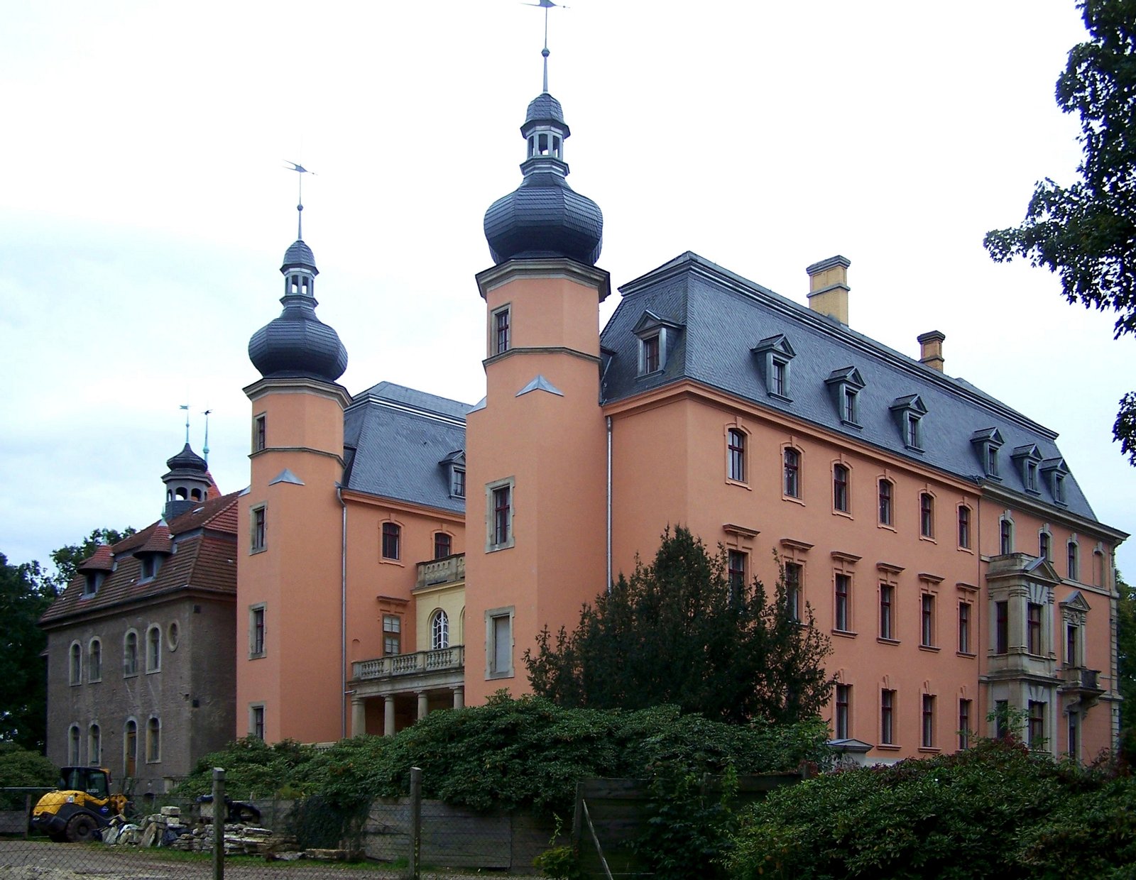 Rückseite des Schlosses. | Altdöbern in Germany