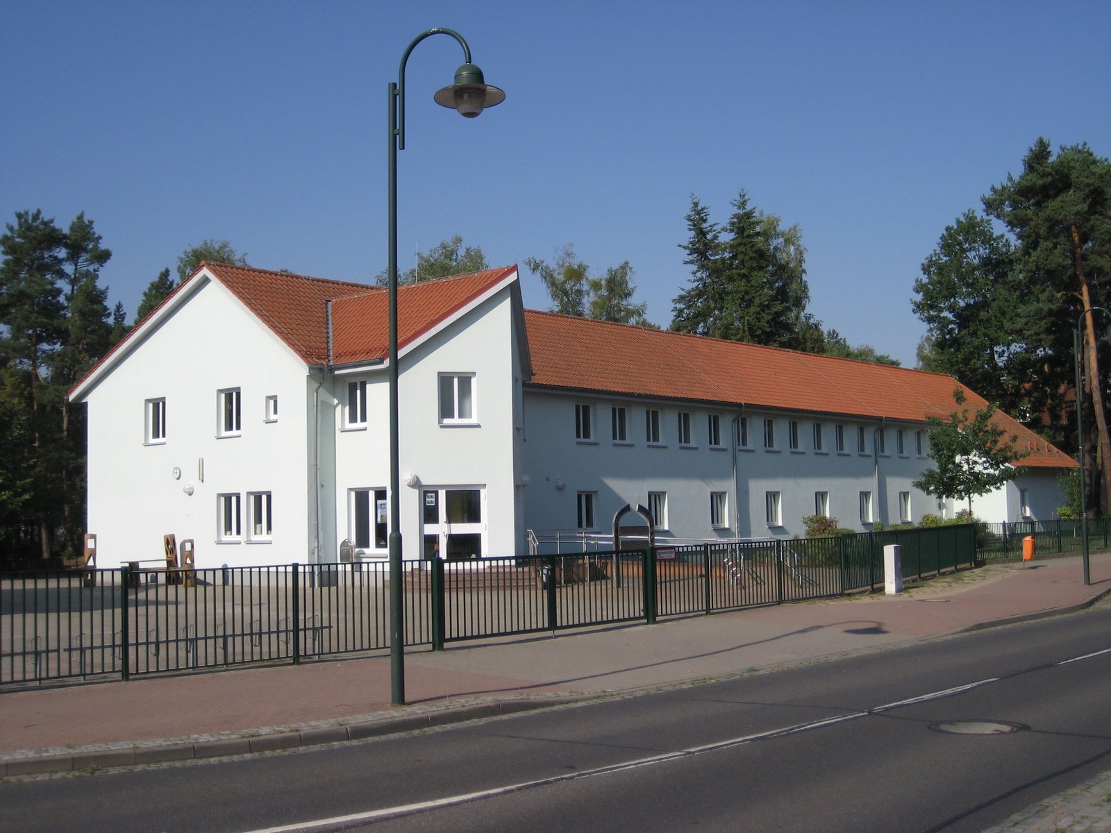 Ein Teilgebäude der Europaschule Deutsch-Polnisches Gymnasium Löcknitz (EDPG Löcknitz). | Löcknitz in Germany