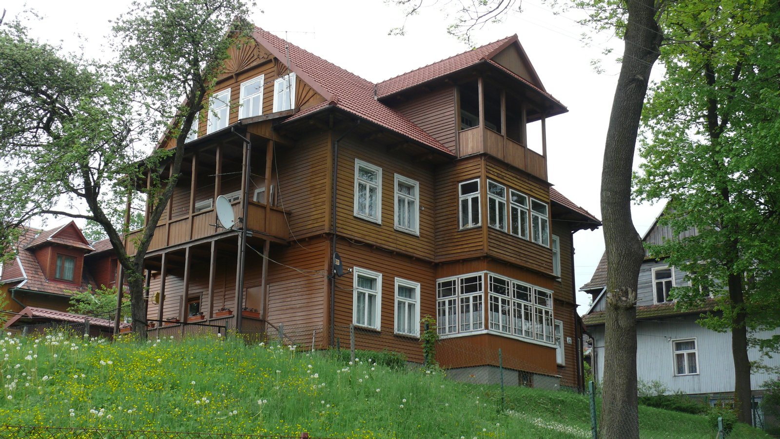 Old wooden house (before 1945) in Rabka Zdrój (Poland) | Rabka-Zdrój in Poland