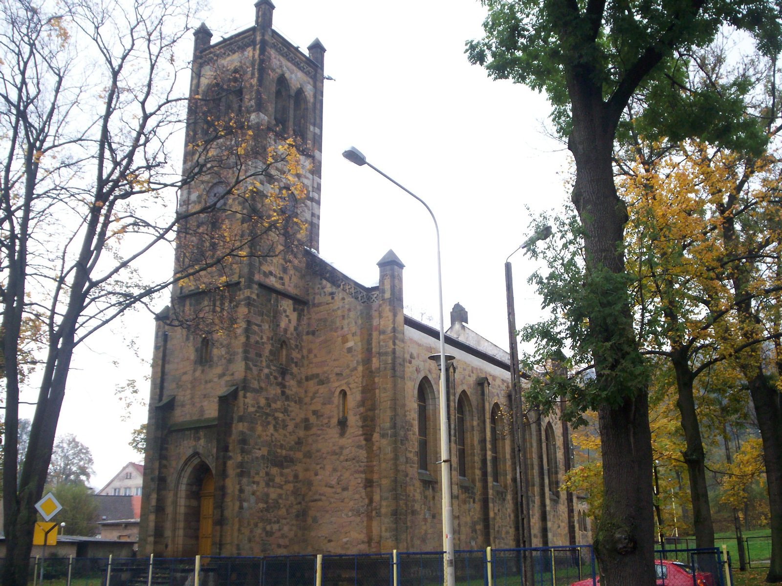 Polska. Powiat Kamienna Góra, miasto Lubawka, kościół poewangelicki. | Lubawka in Poland