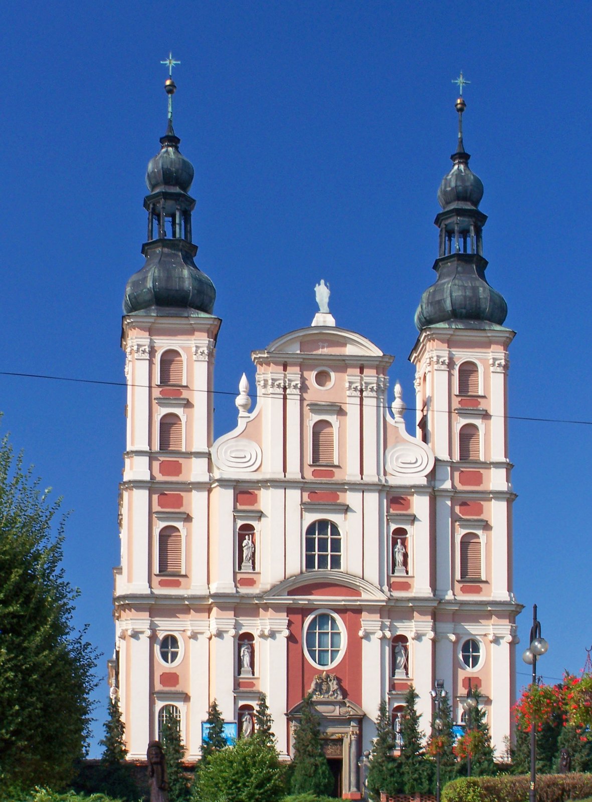 Die Stiftskirche von Ottmachau. | Otmuchów in Poland