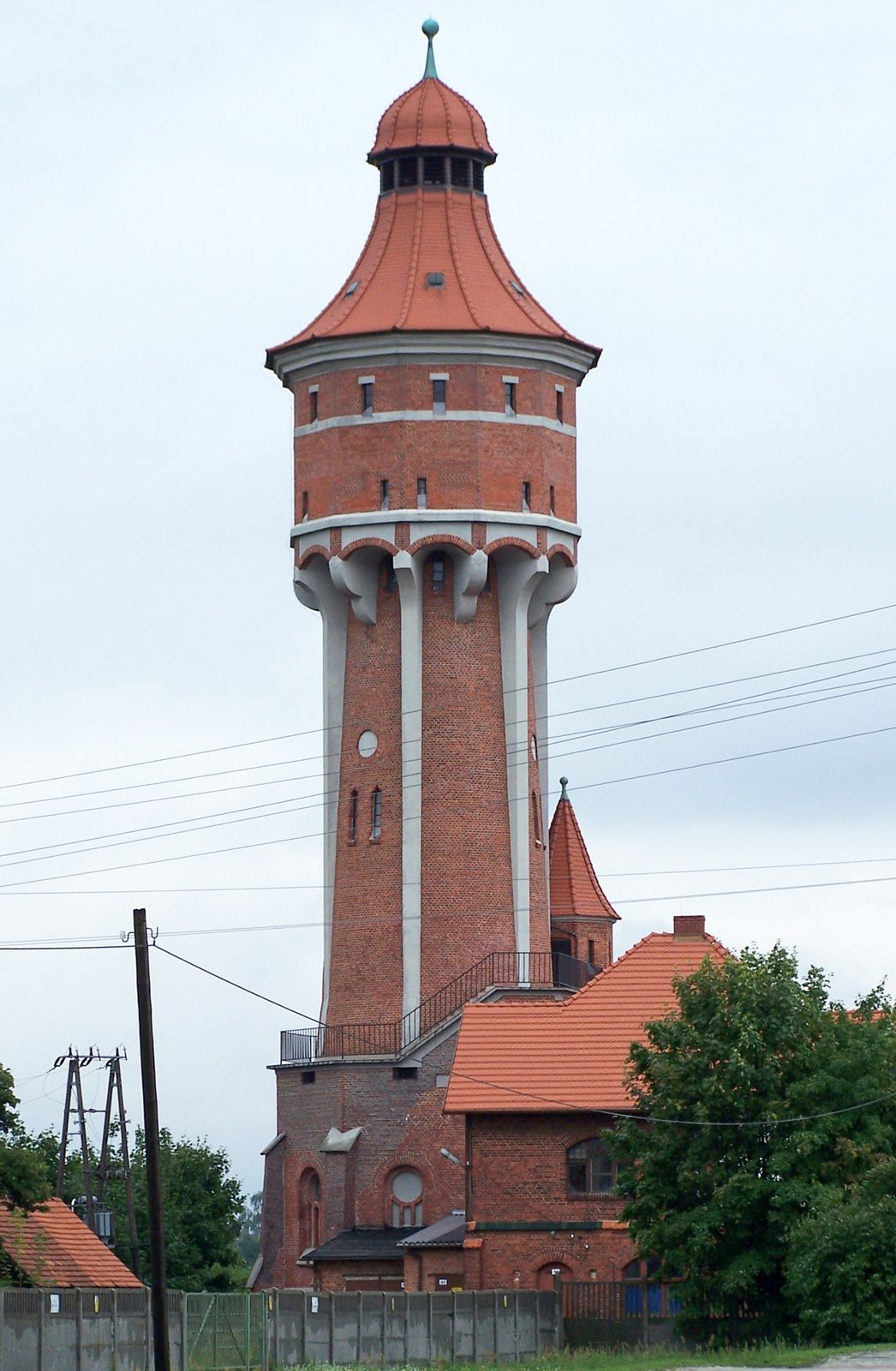 Water tower in Kępno, Poland | Kępno in Poland