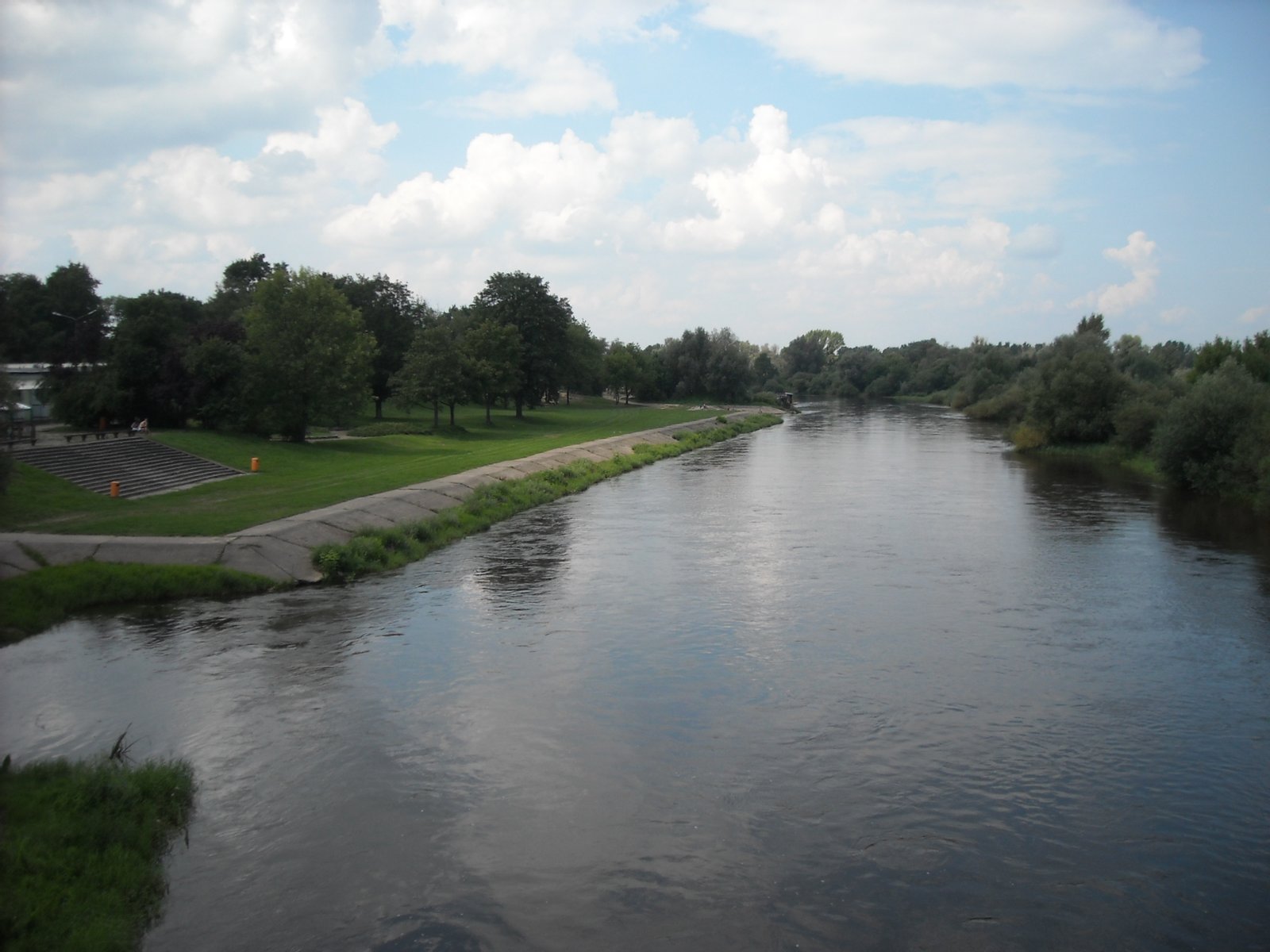 Rzeka Warta przepływająca przez Sieradz | Sieradz in Poland