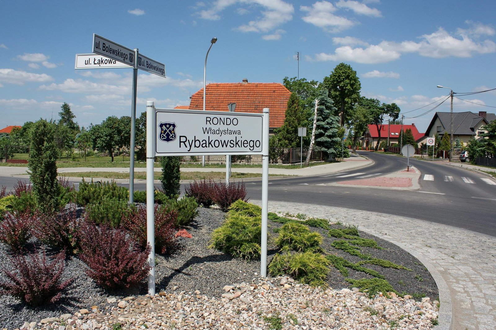 Rondo Wł. Rybakowskiego w Krotoszynie | Krotoszyn in Poland
