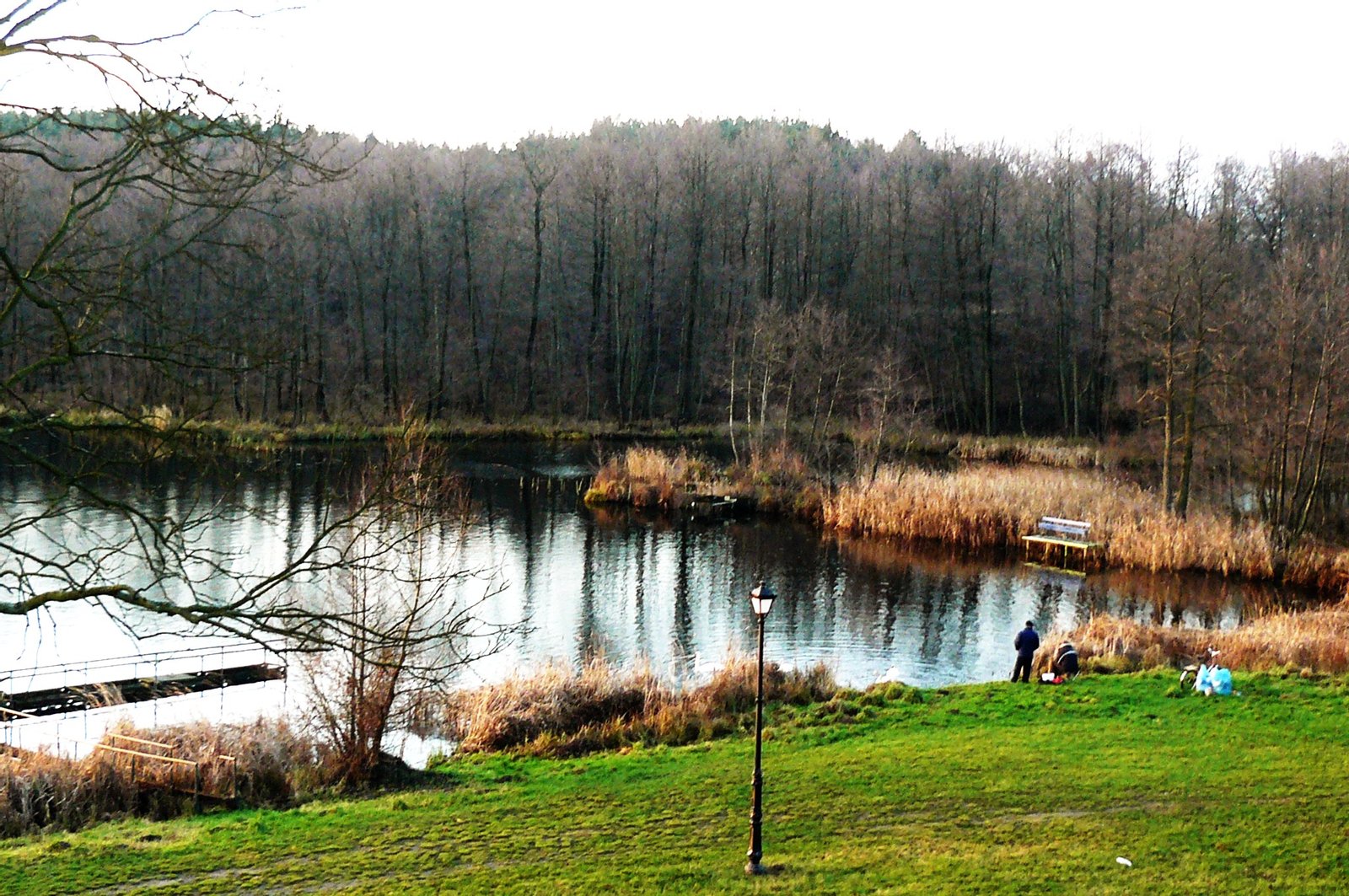 Jezioro w Gostyninie, przy zamku. | Gostynin in Poland