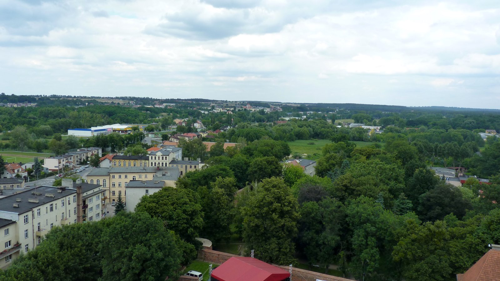 Brodnica widziana z wieży dawnego zamku | Brodnica in Poland