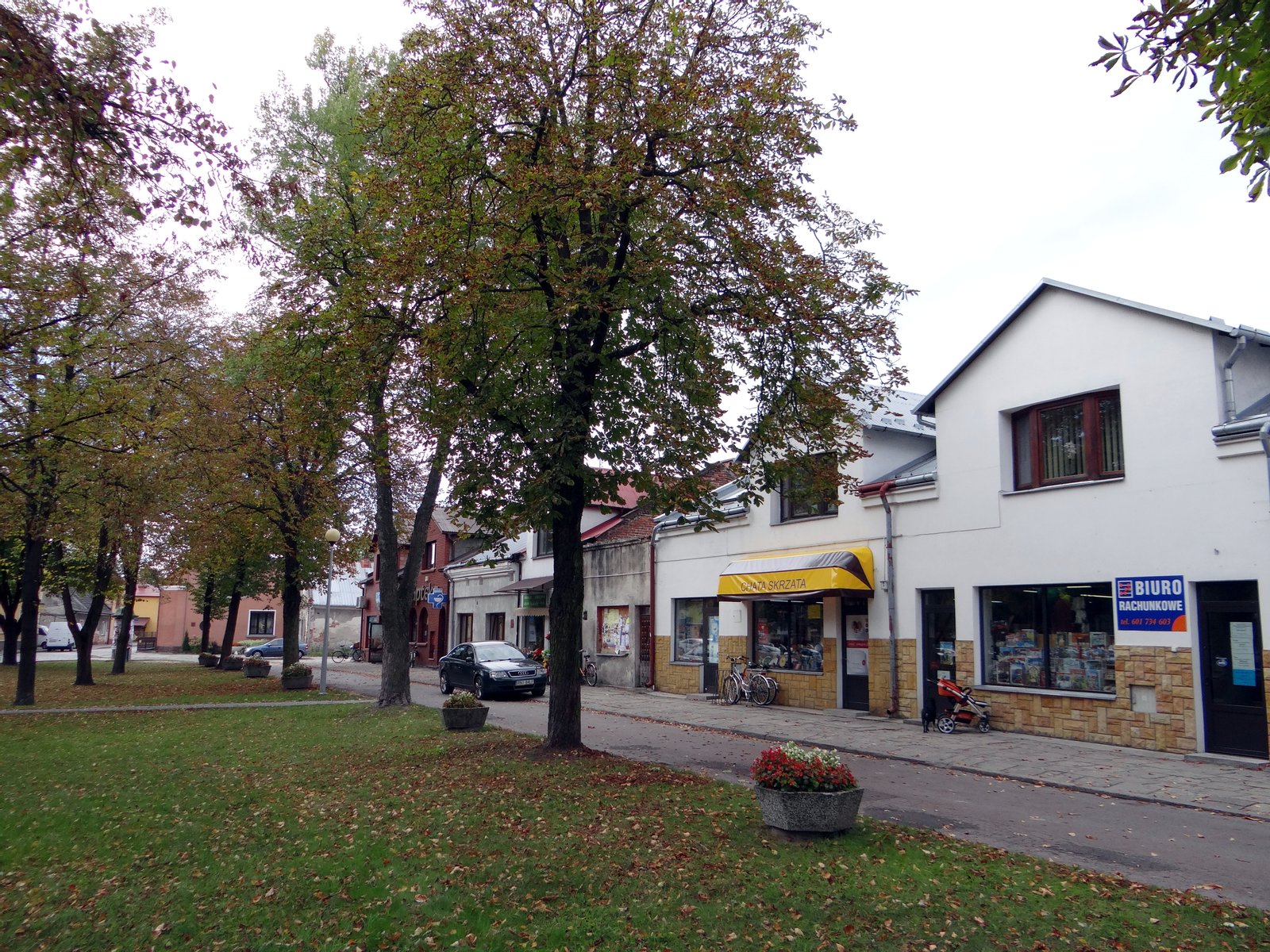 Rudnik nad Sanem - budynki - ul. Rynek - zachód | Rudnik nad Sanem in Poland