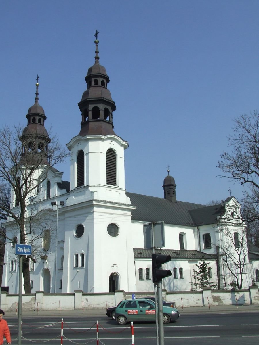 Mińsk Mazowiecki, kościół parafialny Narodzenia NMP z XVII w., | Mińsk Mazowiecki in Poland