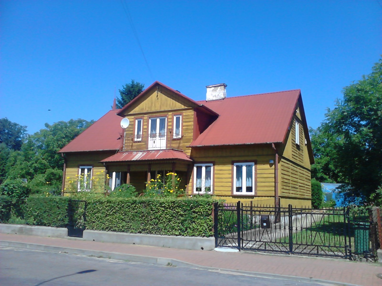 Drewniany budynek mieszkalny przy ul. Świerczewo w Przasnyszu | Przasnysz in Poland