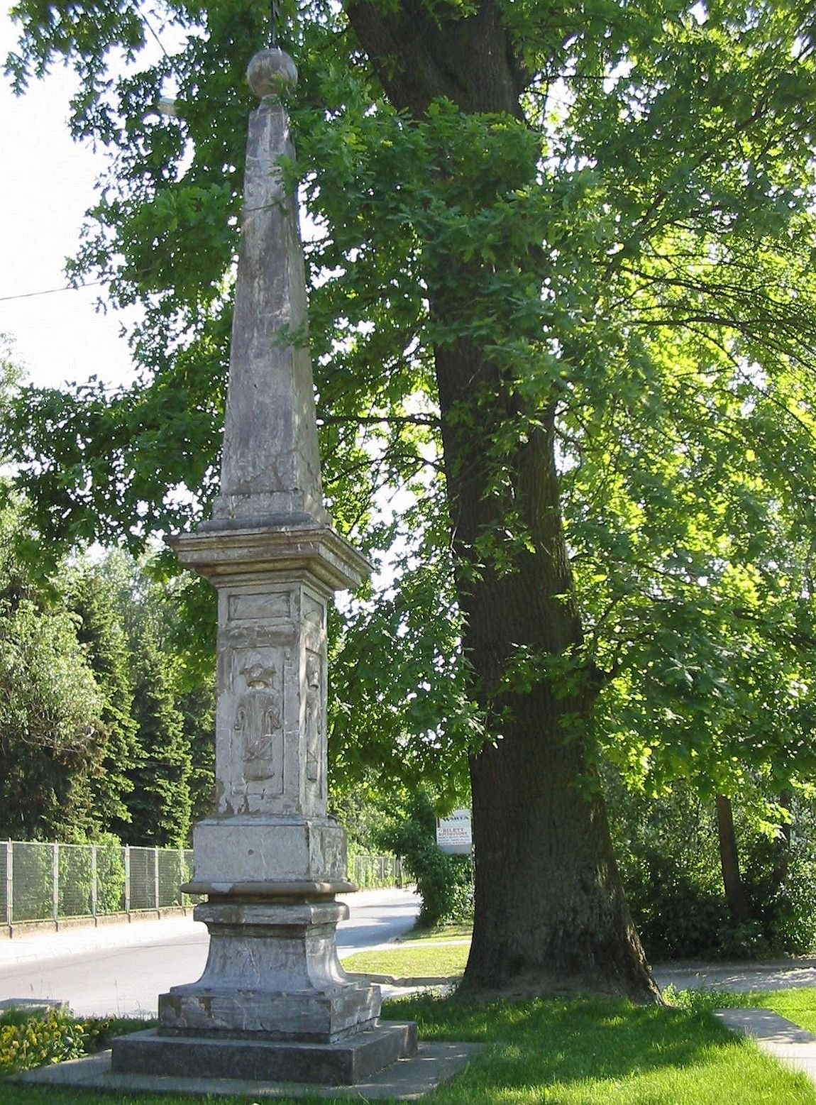 Monument dedicated to memory of Charles Ferdinand Vasa, bishop of Płock, erected after his death in 1655 in Wyszków. | Wyszków in Poland