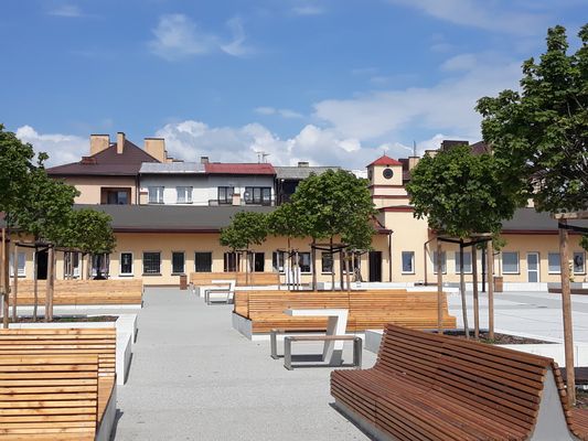 Plac Wolności w Parczewie 07.2020 | Parczew in Poland