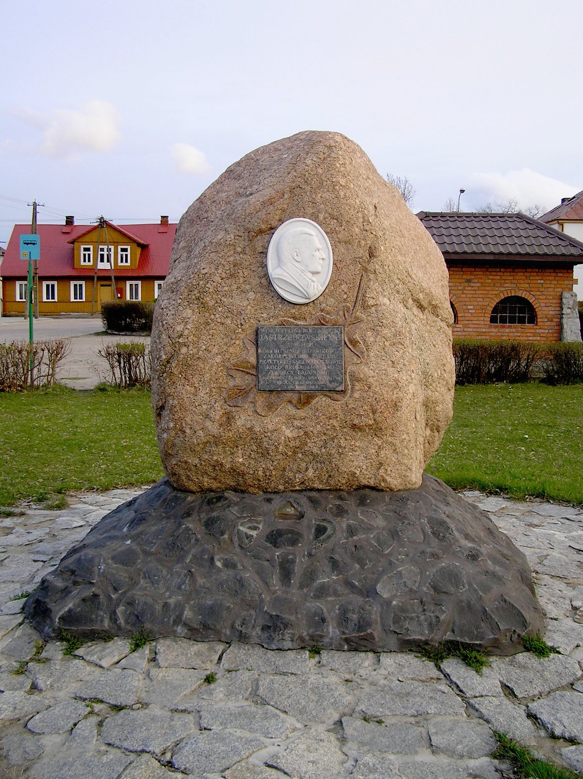Pomnik poświęcony pamięci Wojciecha Jastrzębowskiego, w Broku | Brok in Poland