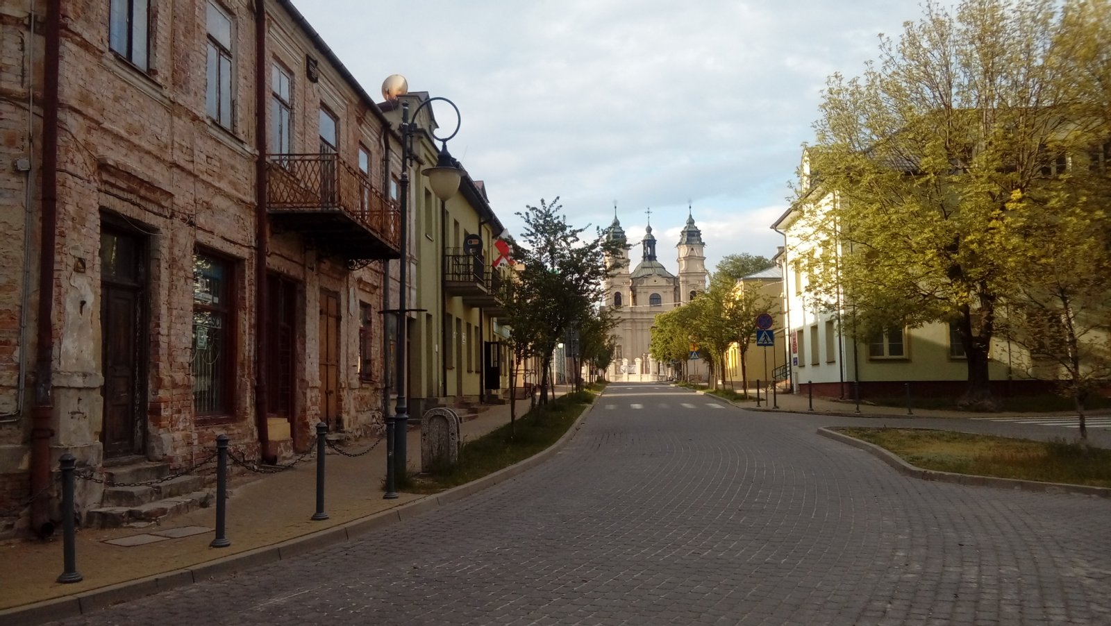 Kościelna street in Włodawa. | Włodawa in Poland