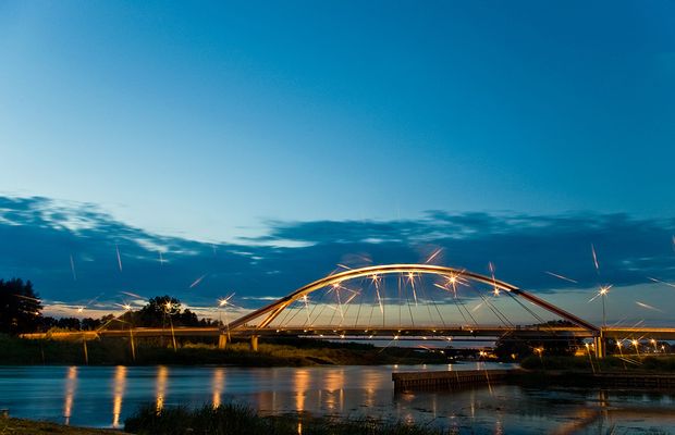 Most Madalińskiego w Ostrołęce. | Ostrołęka in Poland