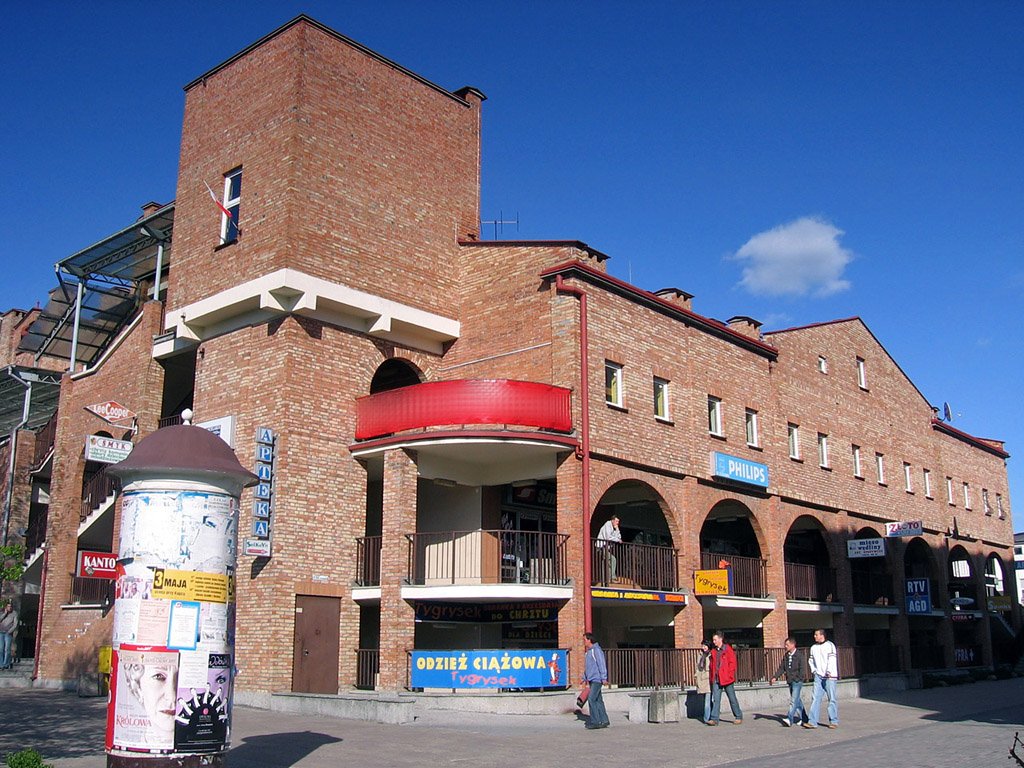 Ostrołęka (Polska), dom handlowy "Kupiec". | Ostrołęka in Poland
