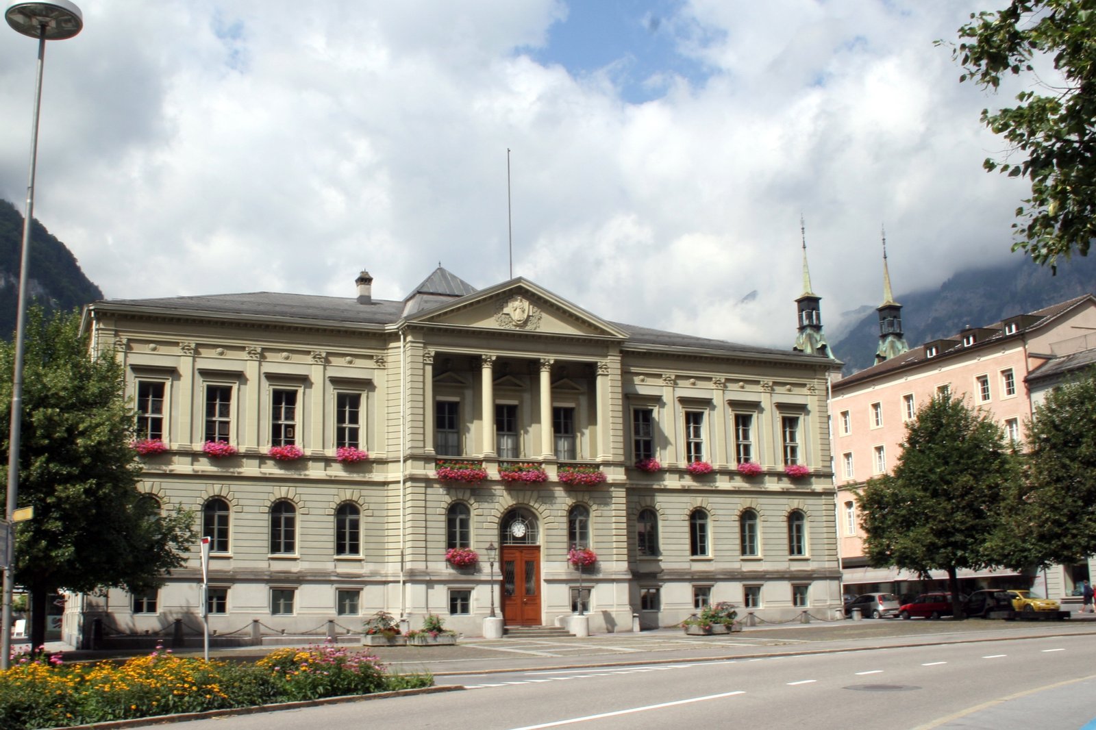 Townhall of Glarus, GL, Switzerland. | Glarus in Switzerland