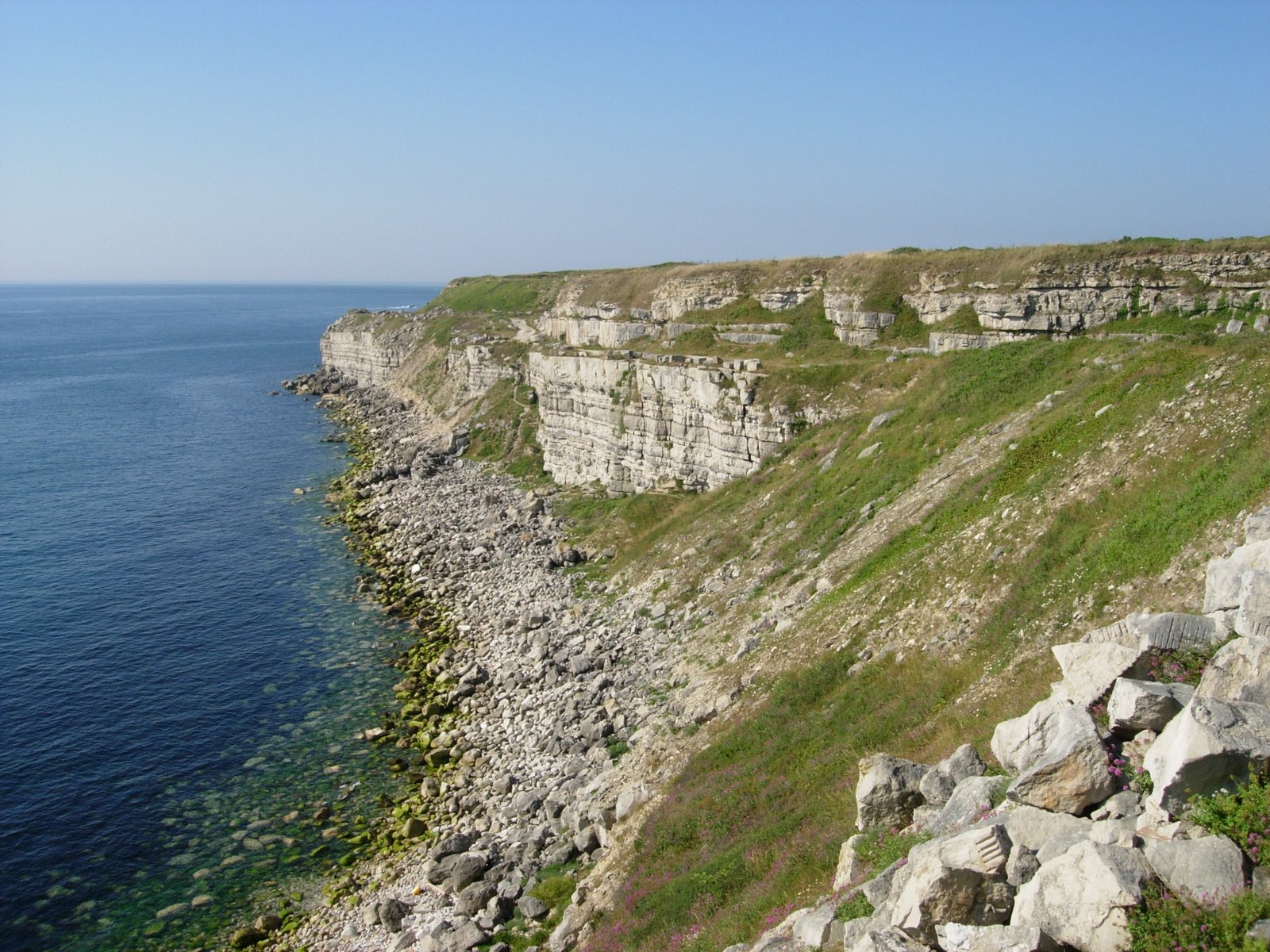 Portland's cliffs and quarries, England. | Isle of Portland in United Kingdom