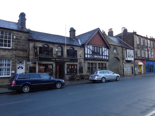 The White Swan, Boroughgate, Otley, West Yorkshire.  Taken on the afternoon of Monday the 30th of December 2013. | Otley in United Kingdom