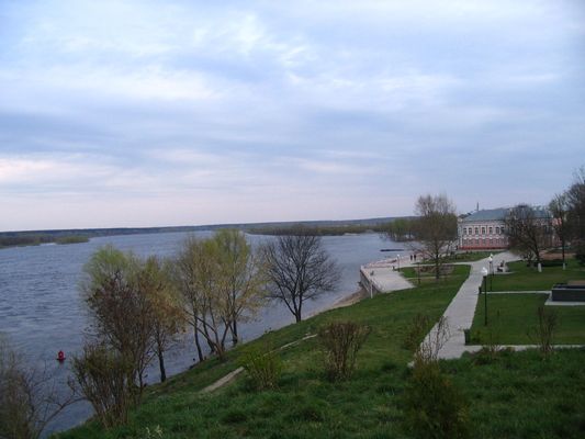 Levee of Dnieper in Loyew, Belarus | Loyew in Belarus