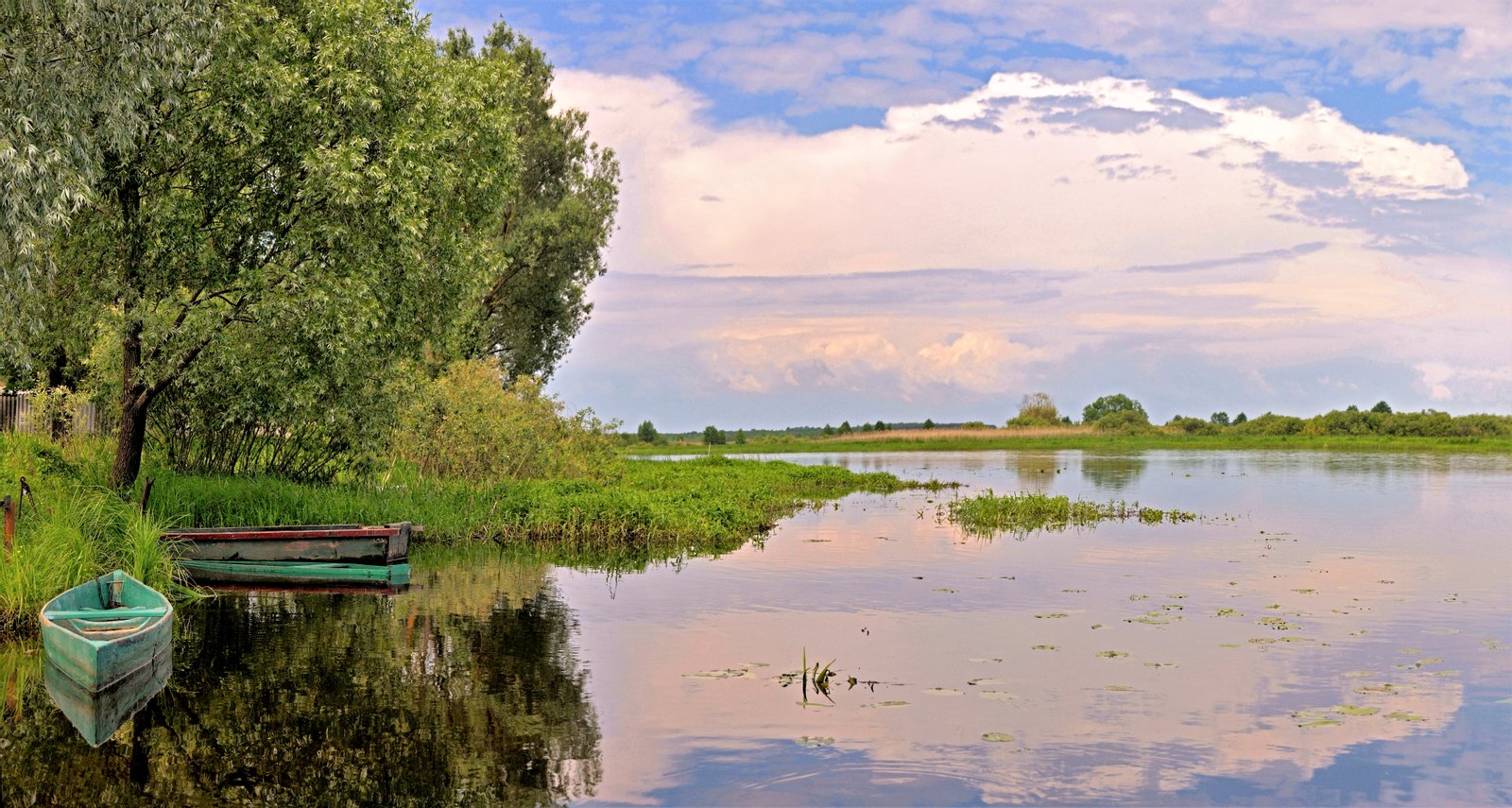 The bank of the river Iput at Dobrush, Belarus | Dobrush in Belarus