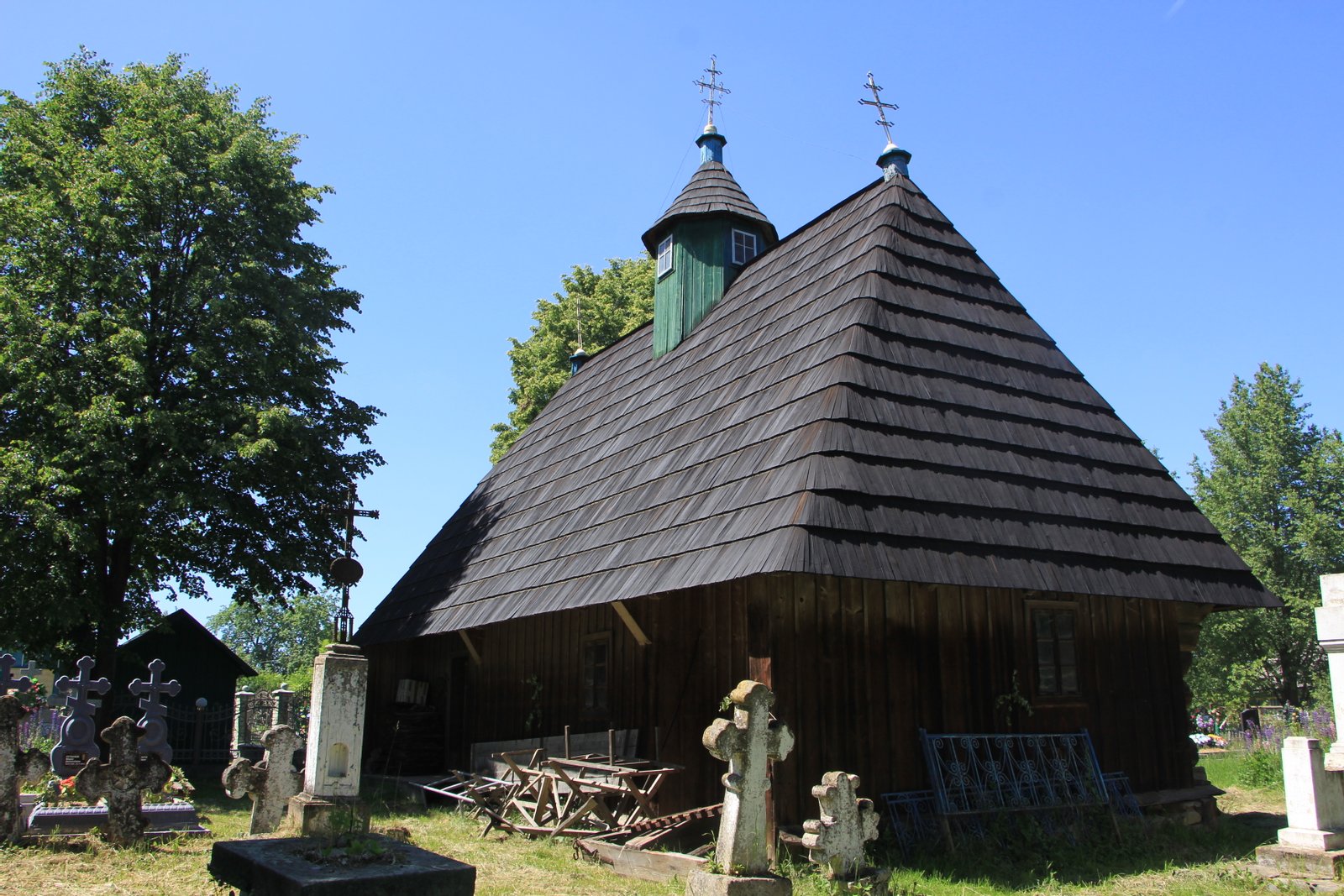 Дерев'яна церква Свв. Арх. Михайла і Гавриїла 1786 с. Давидівка | Davydivka in Ukraine
