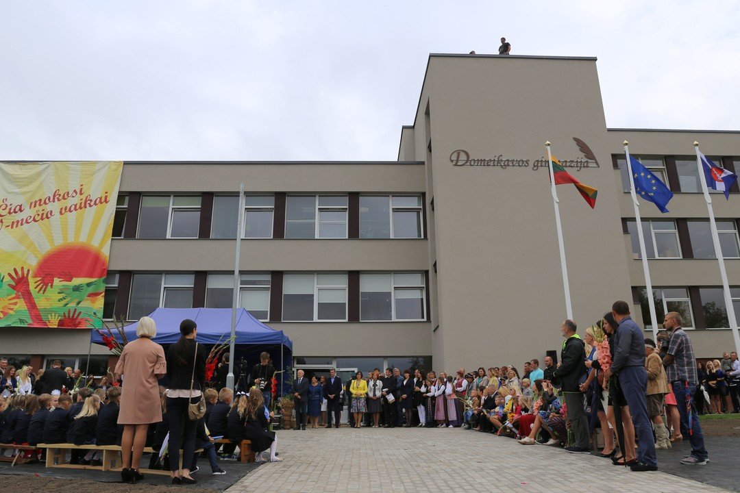 Domeikava high school, 2017 september | Domeikava in Lithuania