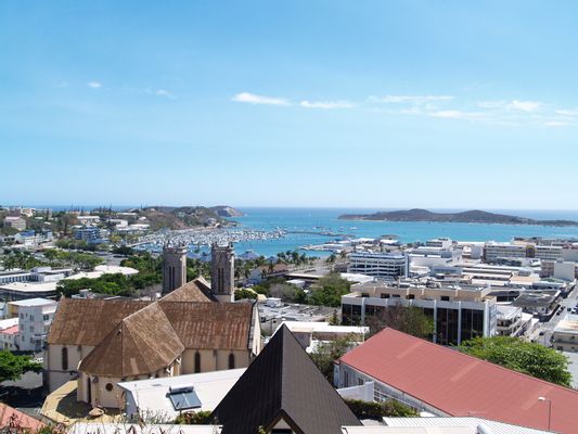 Nouméa centre et la cathédrale | Nouméa in France