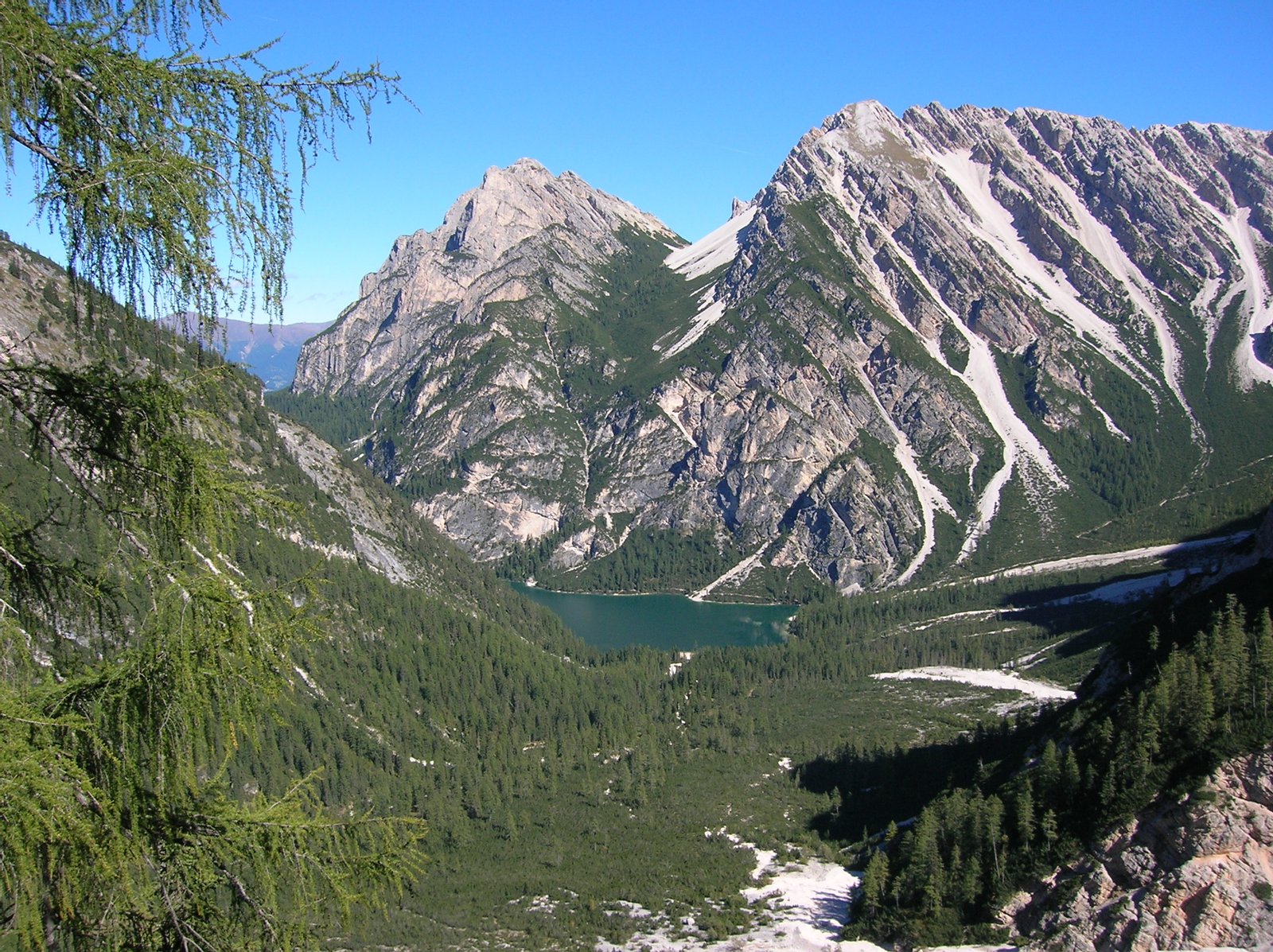 Diese Datei zeigt das Naturdenkmal mit der ID 069_P02 in Südtirol. | Naturpark Fanes-Sennes-Prags - Parco Naturale Fanes-Sennes-Braies in Italy