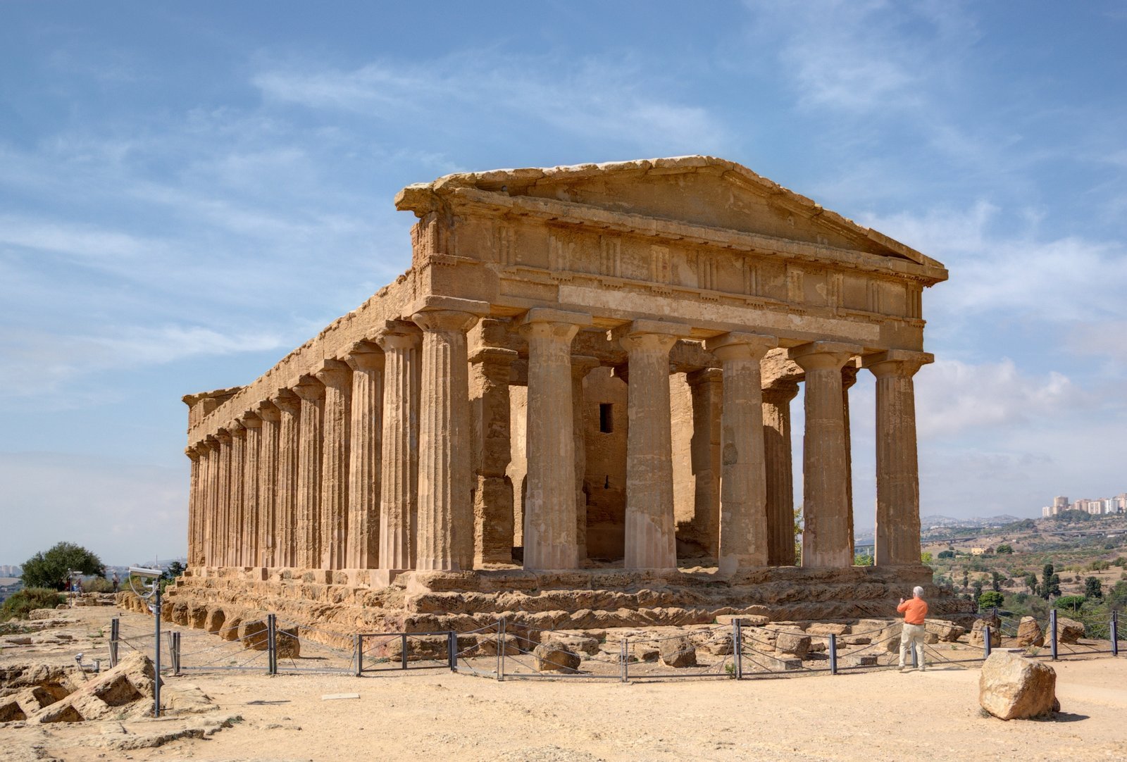 Italy, Sicily, Agrigento, Valley of the Temples, Temple of Concordia | Grotta del Ninfeo in Italy