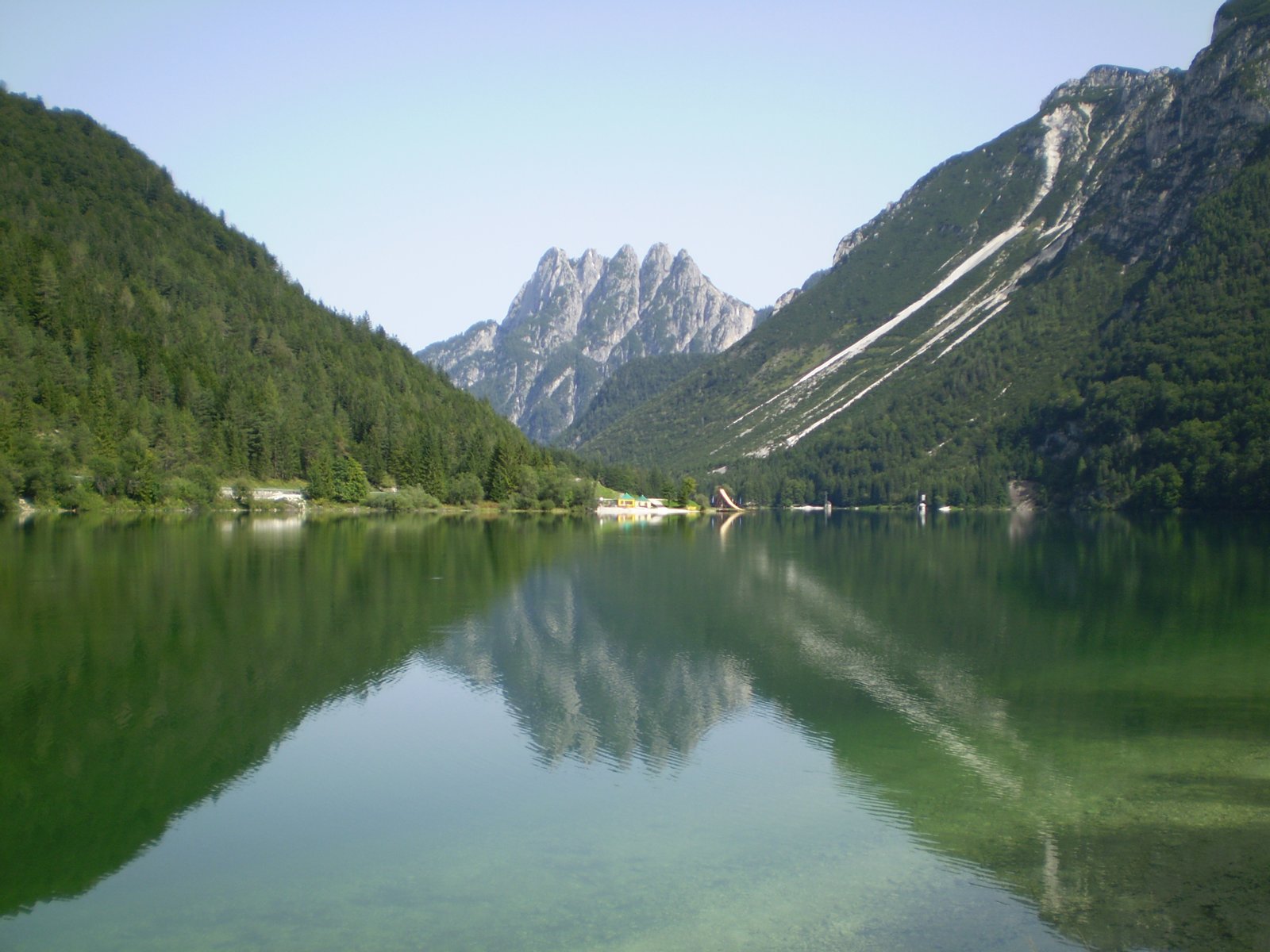 The Predil lake, municipality of Tarvisio, Italy | Cave del Predil in Italy