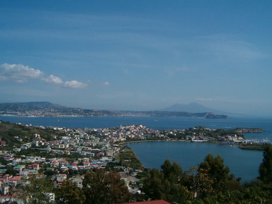 Bacoli sul Lago Miseno - Veduta da Monte di Procida. | Bacoli in Italy