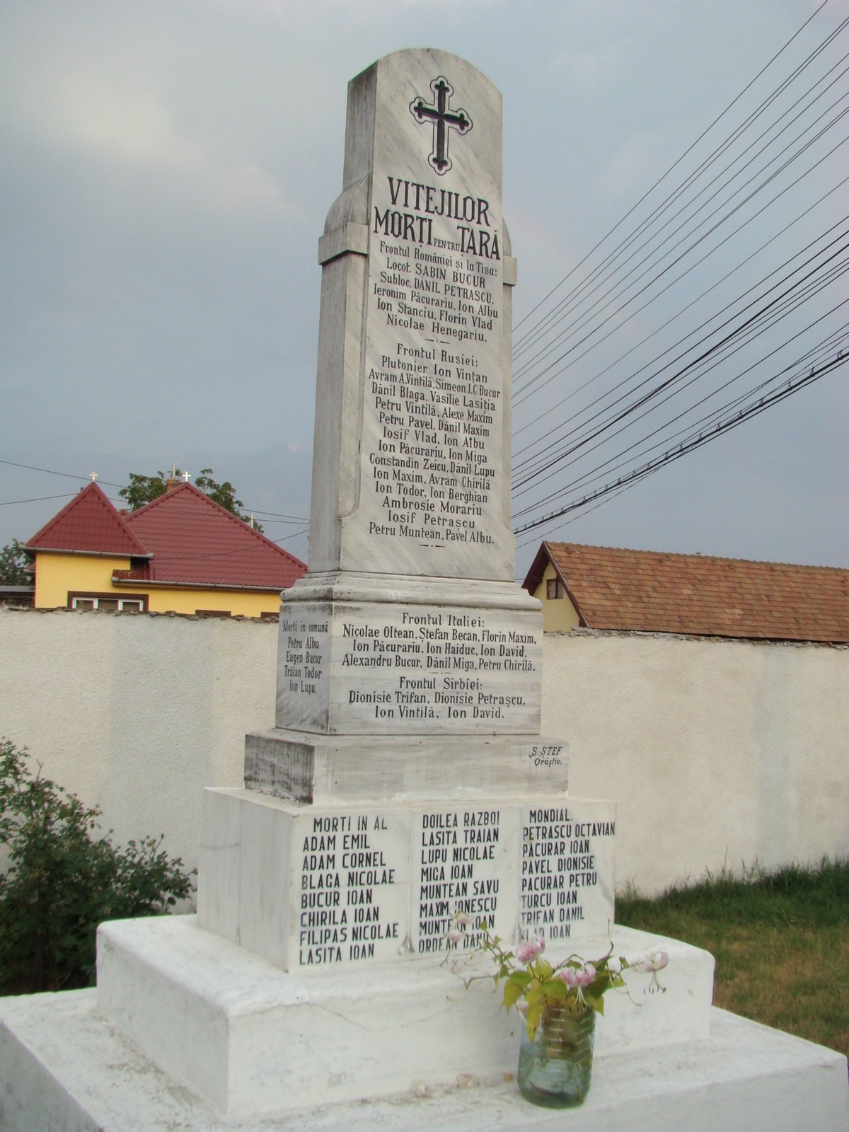 Monumentul Eroilor din Lancrăm | Lancrăm in Romania