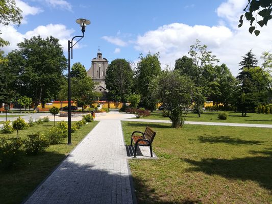 Widawa - rynek. | Widawa in Poland