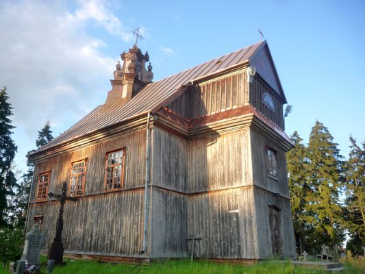 Kościół cmentarny pw. Podwyższenia Krzyża św. w Sokołach (woj. podlaskie) - dawna cerkiew unicka bazylianów z Tykocina | Sokoły in Poland