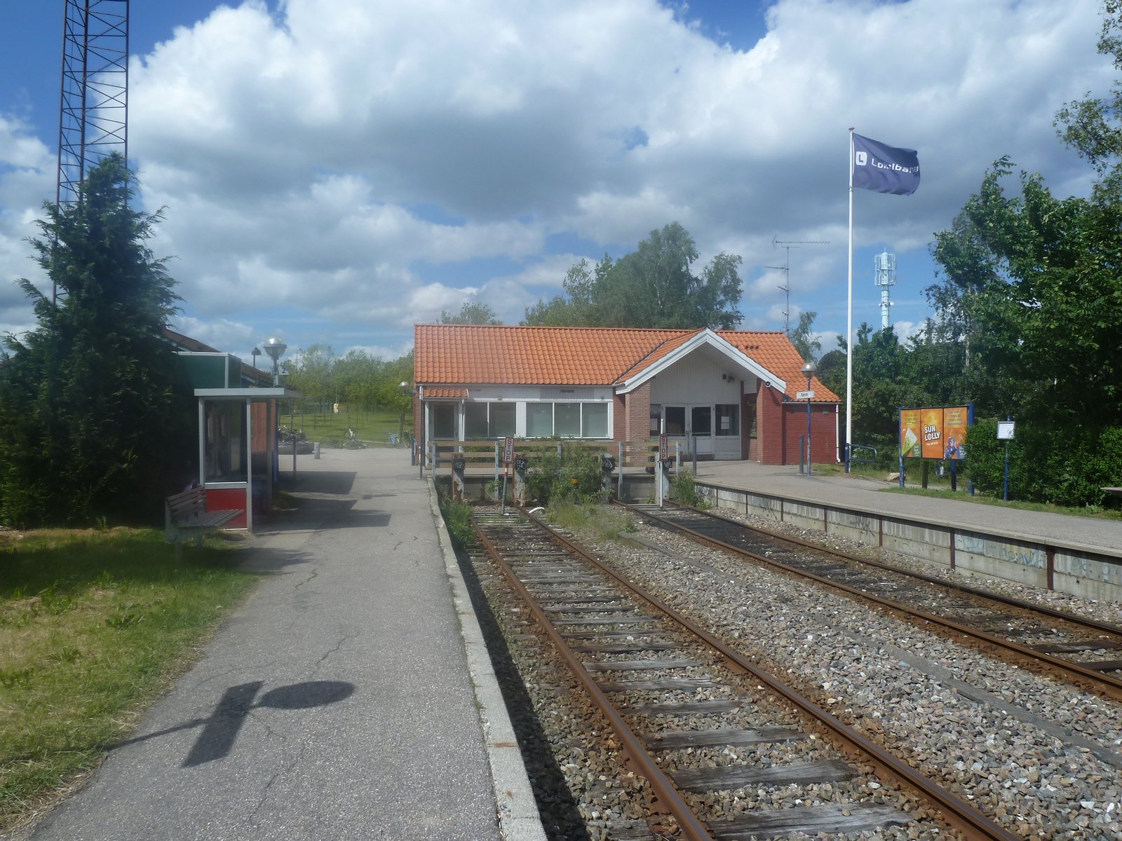 Nærum Station in Denmark. | Nærum in Denmark