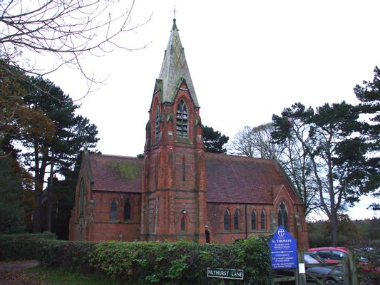 St Thomas' parish church, Hockley Heath, West Midlands (formerly Warwickshire), seen from the northeast | Hockley Heath in United Kingdom