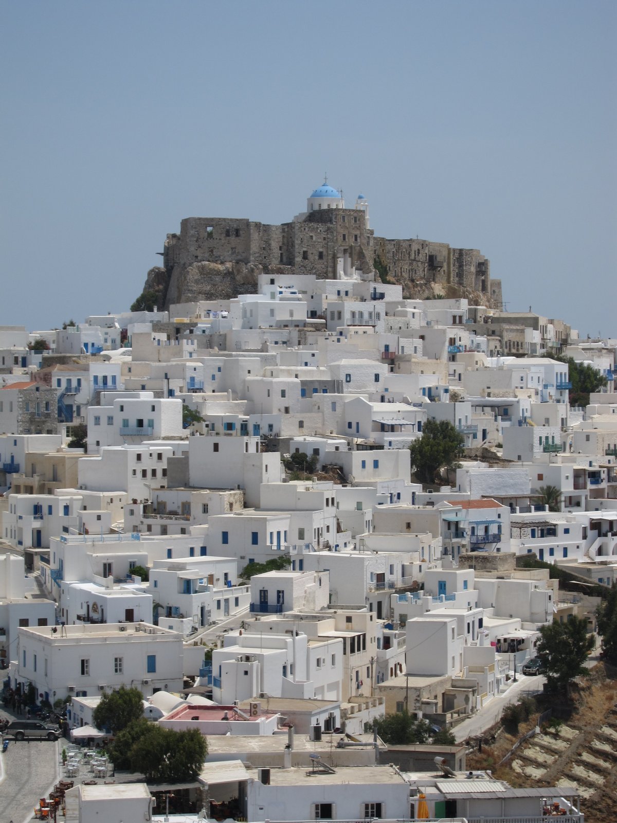 View of Astypalaia and its castle. | Astypalea in Greece