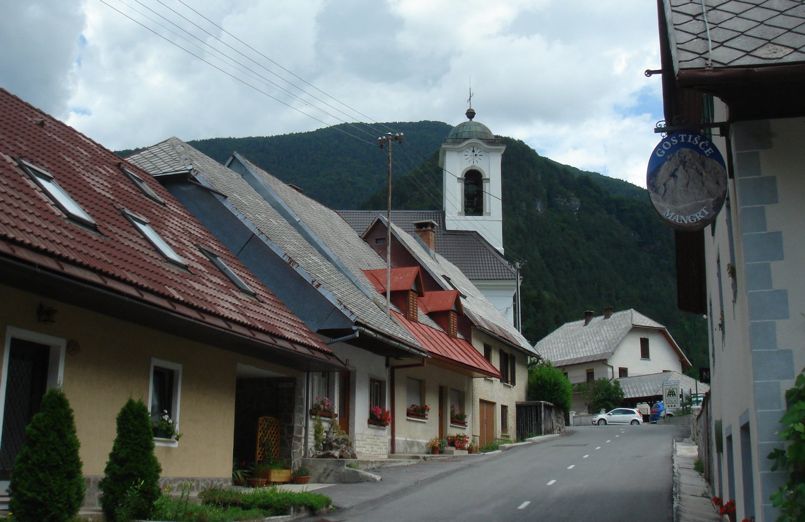 The village of Log pod Mangartom in Slovenia | Log pod Mangartom in Slovenia