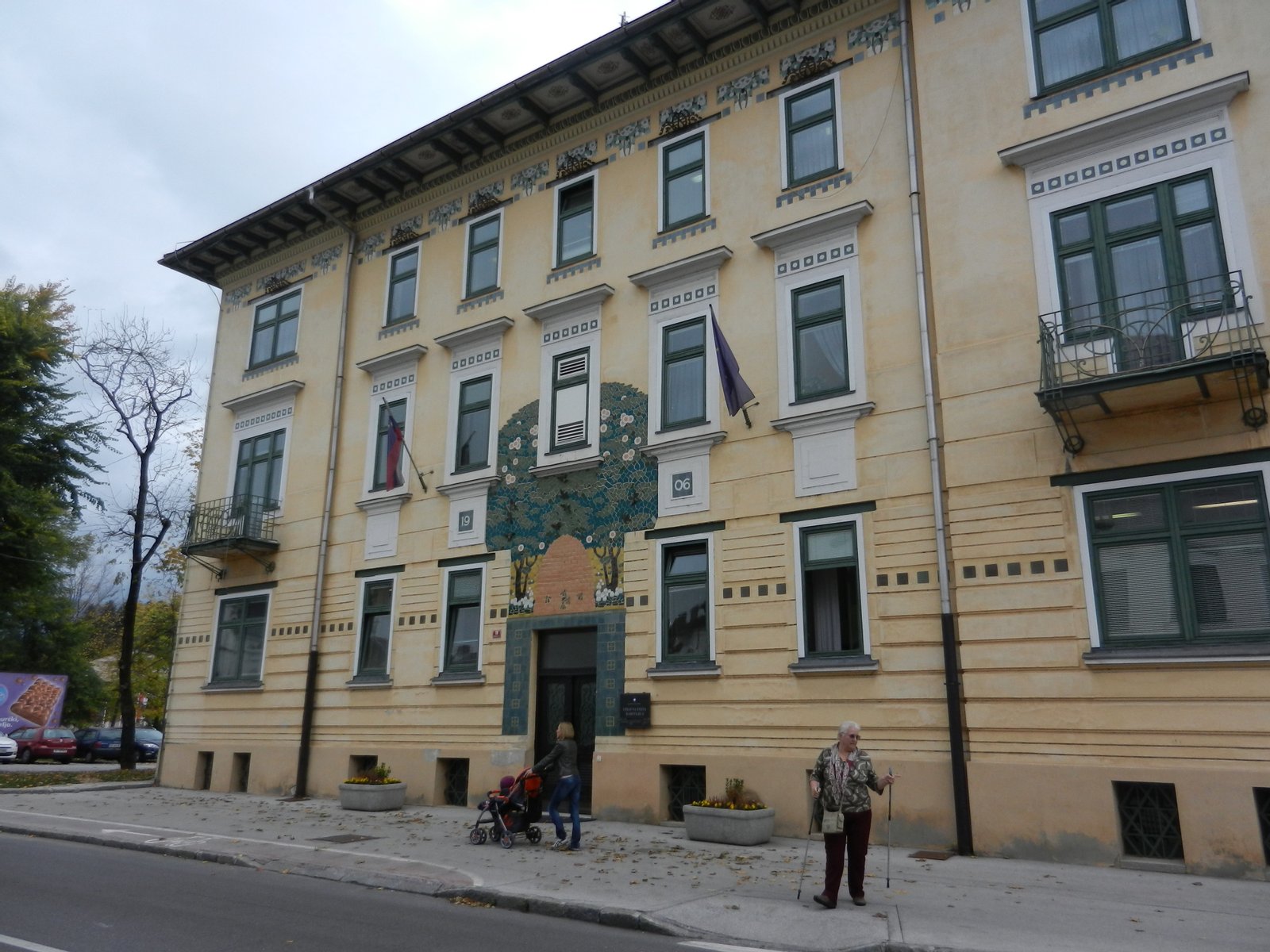 Hiša imenovana »Čebelica« v Radovljici, Slovenija. Arhitekt Ciril Metod Koch (1867-1925). | Radovljica in Slovenia