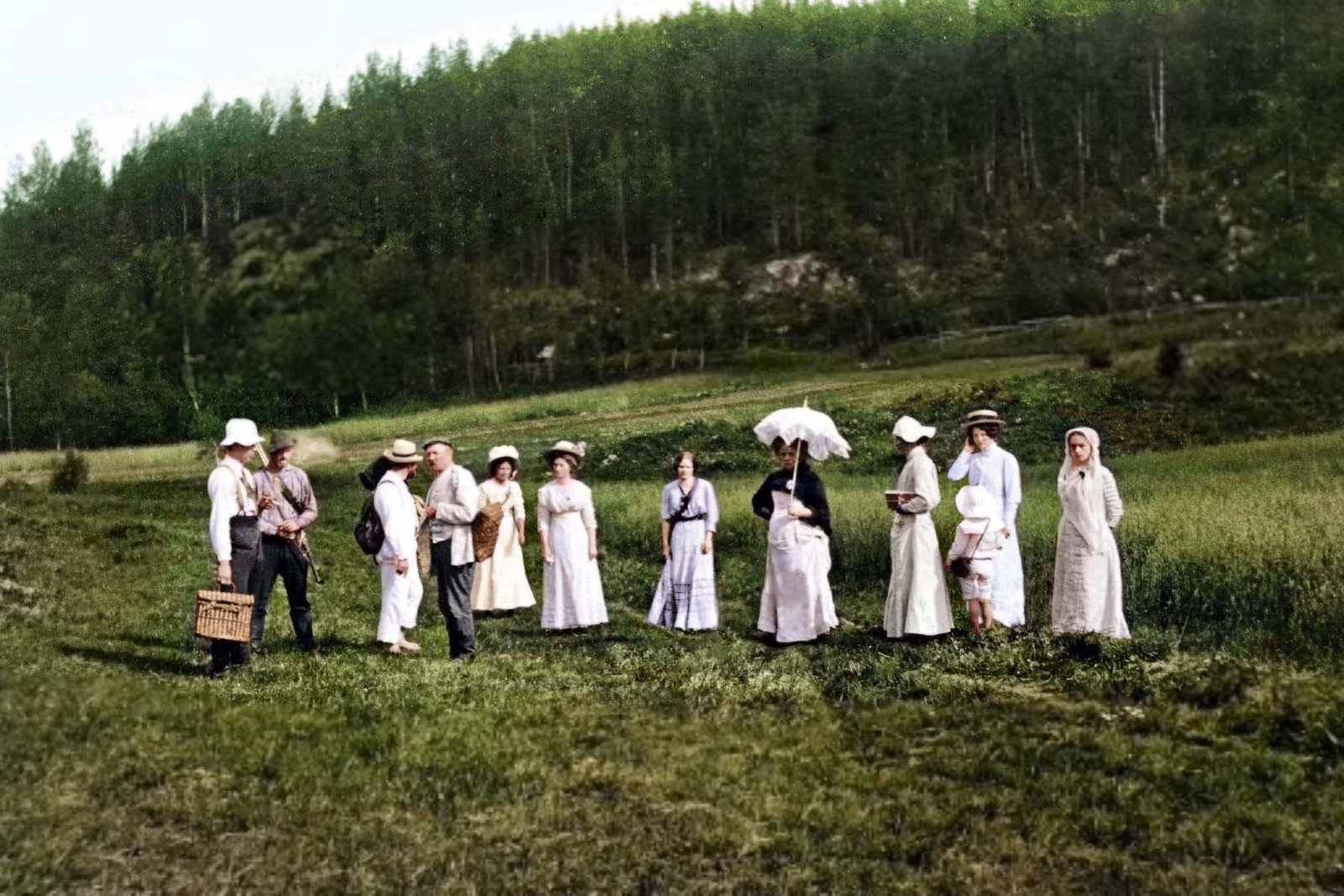 Пикник возле одной из сопок Харлу. 1909 год. | Harlu in Russia