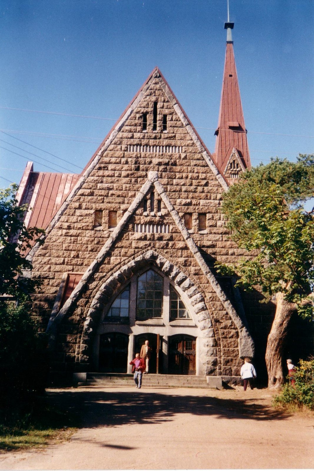 Koivisto (lutherian) church in the Finnish Karelia ceded to the Soviet Union in 1944. Built 1902-1904. Photo taken by Kyzyl summer 2000.) | Primorsk in Russia
