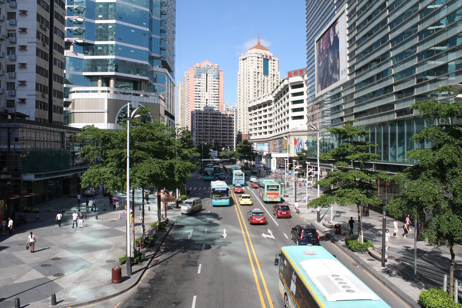 Luowu in Shenzhen. | Luohu District in China